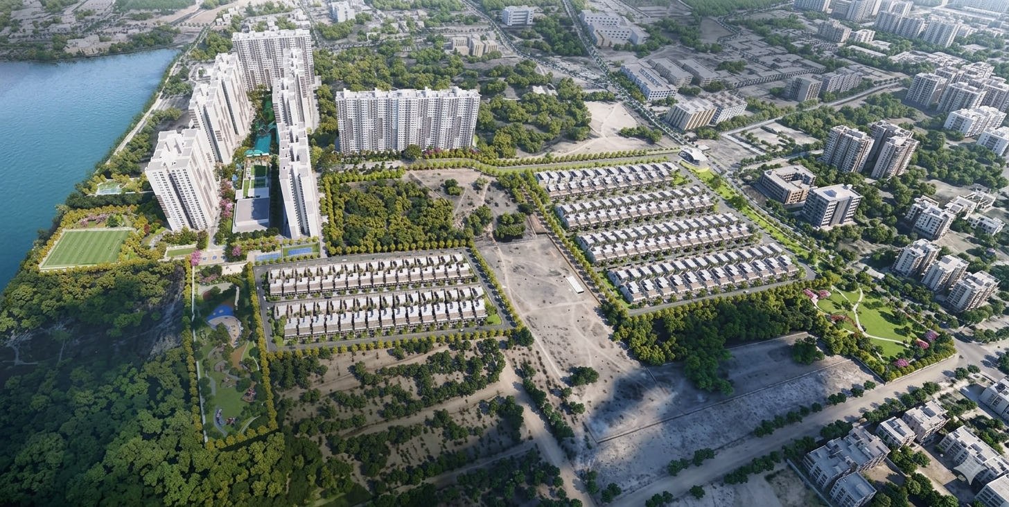 Adarsh Welkin Park landscaped residential development