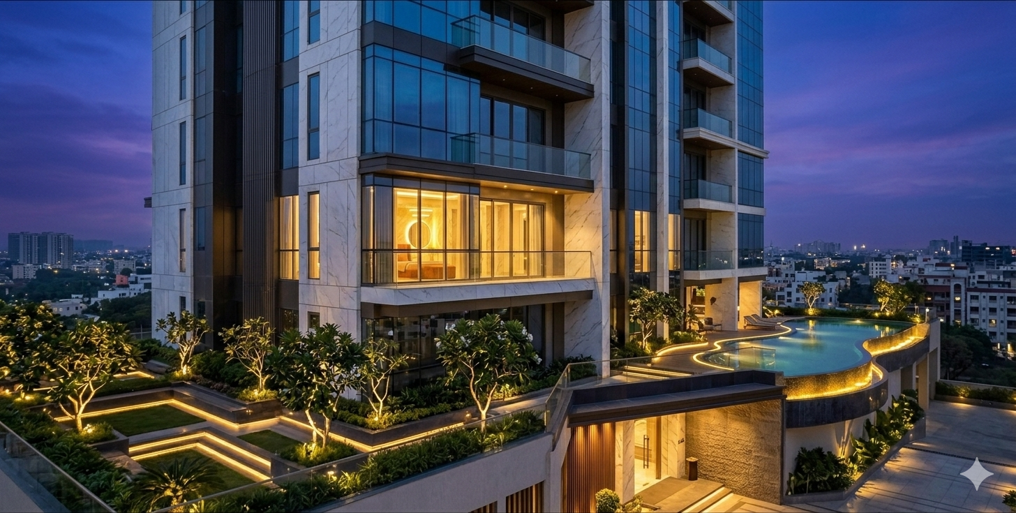 Adarsh Welkin Park premium apartments exterior