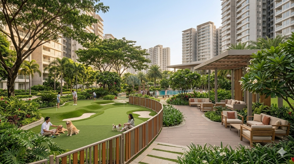 Adarsh Welkin Park mini golf and pet park